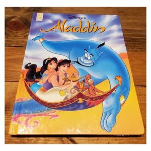 Disney Aladdin Book Oversized HC Kids Childrens